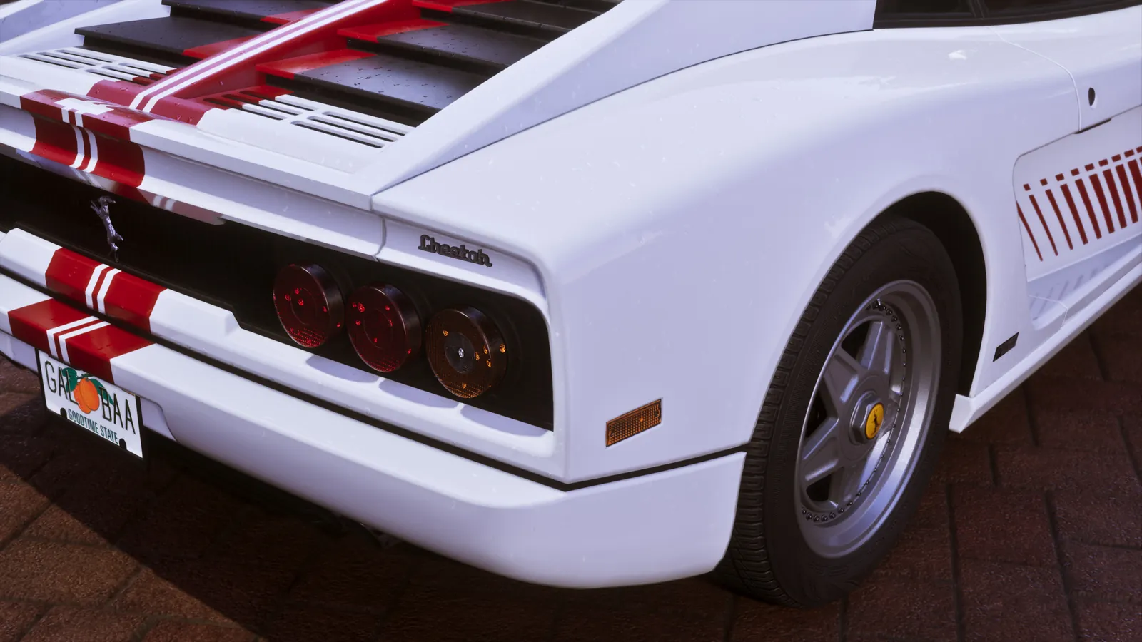 Leonida license plates like this one, seen in official GTA 6 images, also showed up on the real cars in Miami.